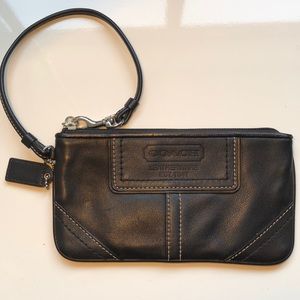 Coach Leather Wristlet